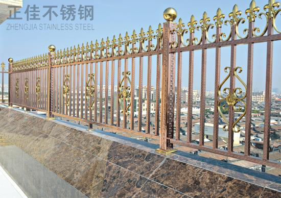 f7dee2842a6a866d9347f1c4bdc9e210 不锈钢元宝斑纹管围栏2